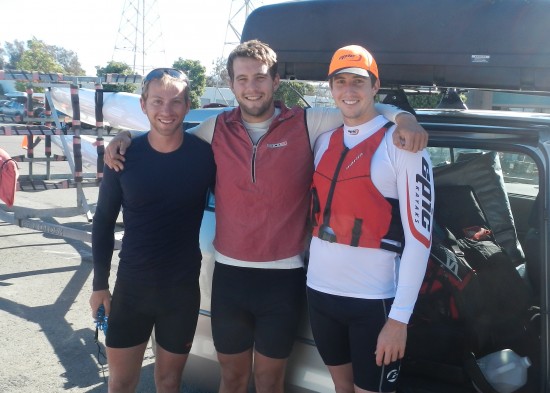 ?,Sean Rice, Cory Hill at Coyote Point Race