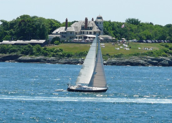 Inn at Castle Hill, the start of many famous sail boat races!