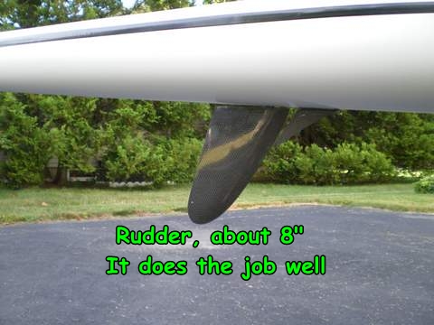 rudder - is it a weedless? a surfing? whatever - it works
