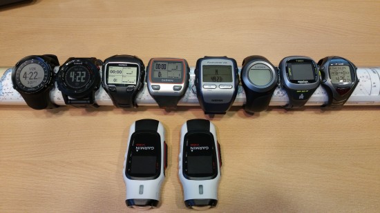 Some of my GPS's and watches