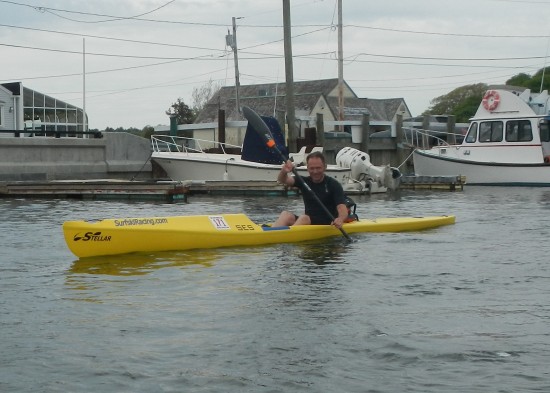 Hugh Pritchard, Essex River, May 16, 2015. Hugh's first time in New 2015 SES with a 2nd place finish. 