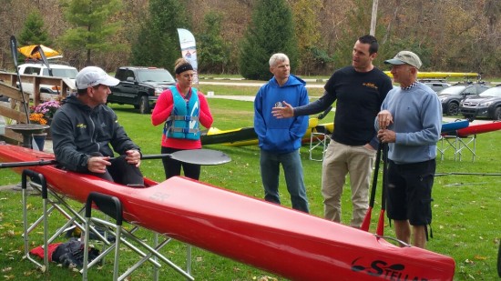 Clinic for 10 paddlers in Pittsburgh with Performance Kayaking