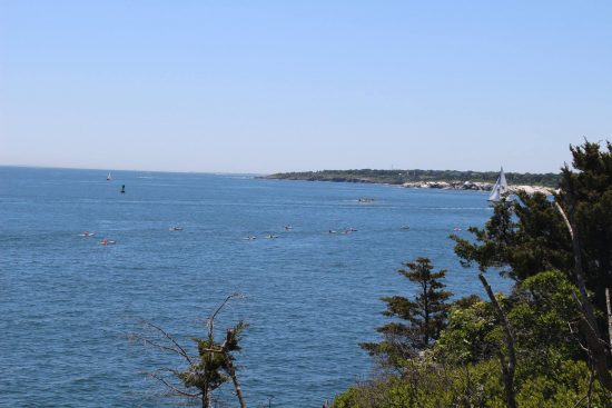 Looking out toward Beavertail Point